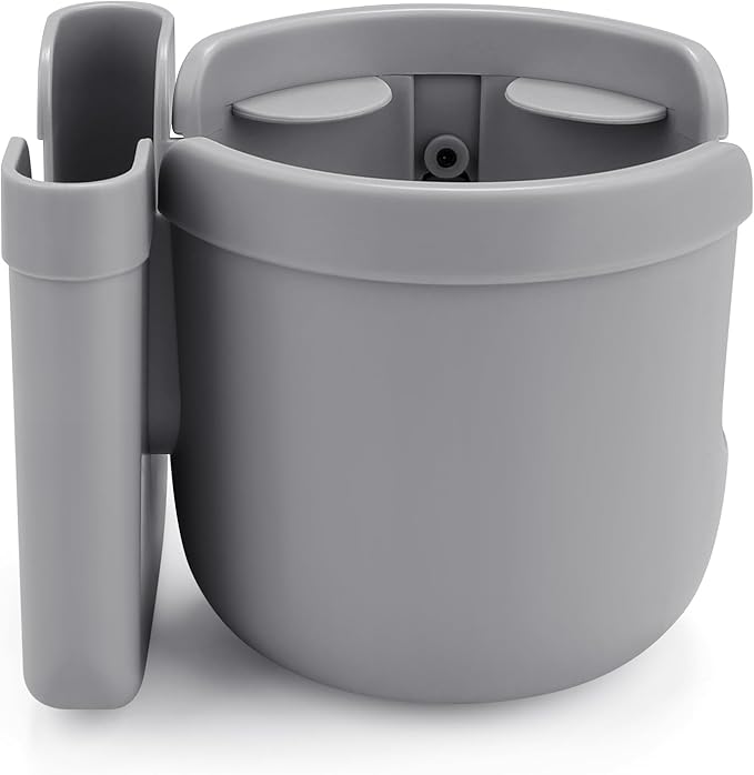 Accmor Stroller Cup Holder with Phone Holder, Bike Cup Holder, Universal Cup Holder for Uppababy Nuna Doona Strollers, 2-in-1 Cup Phone Holder for Stroller, Bike, Wheelchair, Walker, Scooter-BubblyBeeBaby