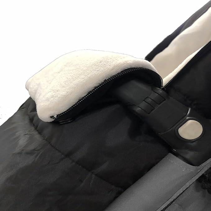 Cozy Baby Sleeping Bag Adaptable for Most Style Strollers,Comfortable Warm Coral Lining, Practical Design of Toddler Stroller Footmuff-BubblyBeeBaby