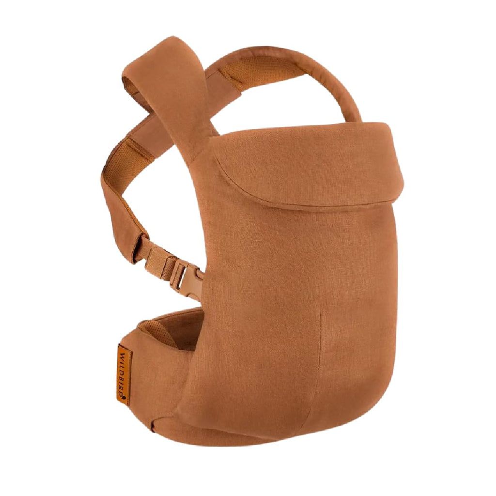 WildBird - Aerial Carrier - 7 to 45 lbs - for Moms, Dads & Caregivers - 100% Natural European Linen Fibers - Versatile & Adjustable - Large Size - Willow Fabric
