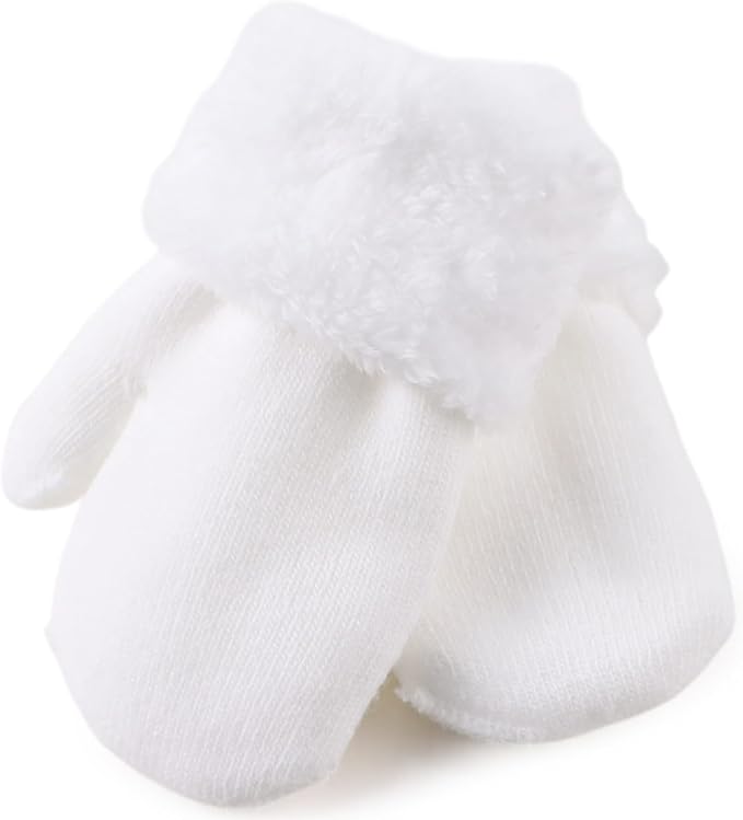 PESAAT Baby Girl Mittens Fleece Toddler Boy Mittens Warm Kids Winter Gloves Unisex Cold Weather Baby Gloves-BubblyBeeBaby