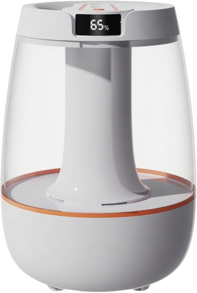 Humidifier for Bedroom, 3L Cool Mist Humidifiers with 25dB Quiet Air Humidifier with Night Light Waterless Auto Shut-Off for Home Baby Office Travel-BubblyBeeBaby