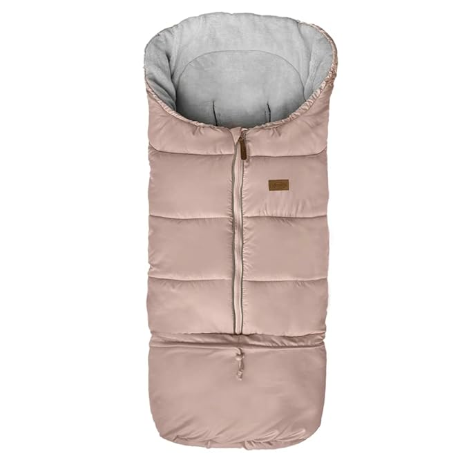 0-5T Length Extension Baby Universal Stroller Footmuff,Waterproof Durable Coral Fleece Stroller Bunting Bag,Stroller Bassinet Winter Blanket Cover Toddler,Pink-BubblyBeeBaby