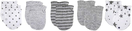Unisex Baby Cotton Scratch Mittens For Newborn Baby Boys Girls Mittens Accessory 0-6 Months-BubblyBeeBaby