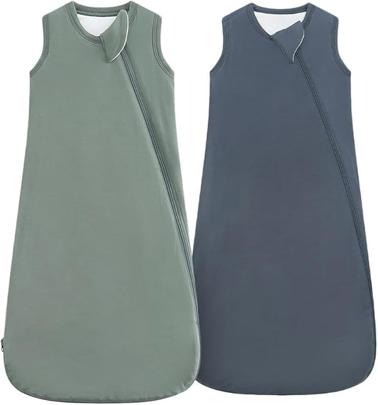 HAPIU Unisex Rayon Made from Bamboo Baby Sleep Sack TOG 1.0, 2-Way Zipper YKK, Wearable Blanket Baby-BubblyBeeBaby