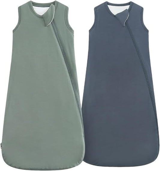 HAPIU Unisex Rayon Made from Bamboo Baby Sleep Sack TOG 1.0, 2-Way Zipper YKK, Wearable Blanket Baby-BubblyBeeBaby