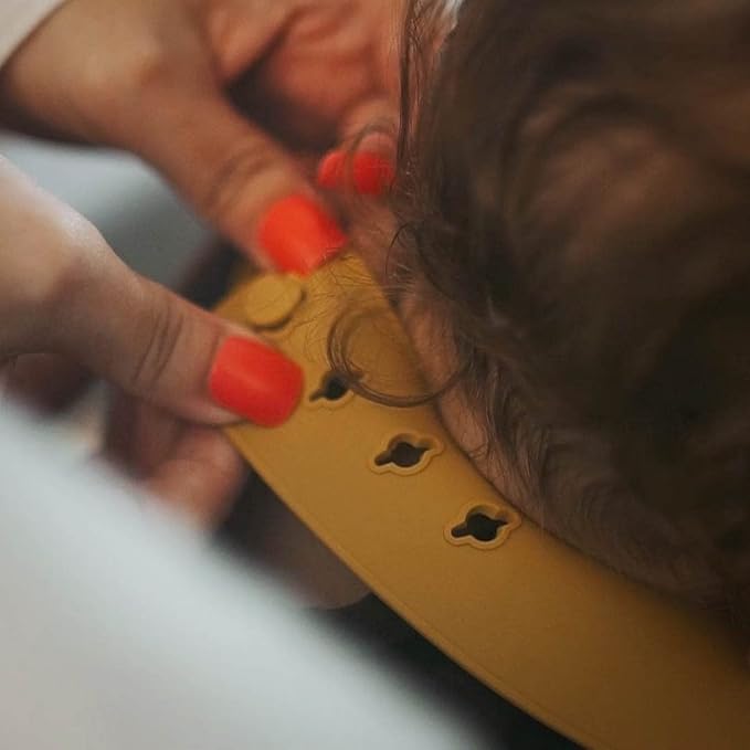 Moonkie Silicone Baby Bibs Set Of 2 | BPA Free Waterproof | Soft Flexible Adjustable Silicone Bibs for Babies & Toddlers(Dark Grey/Kodak)-BubblyBeeBaby