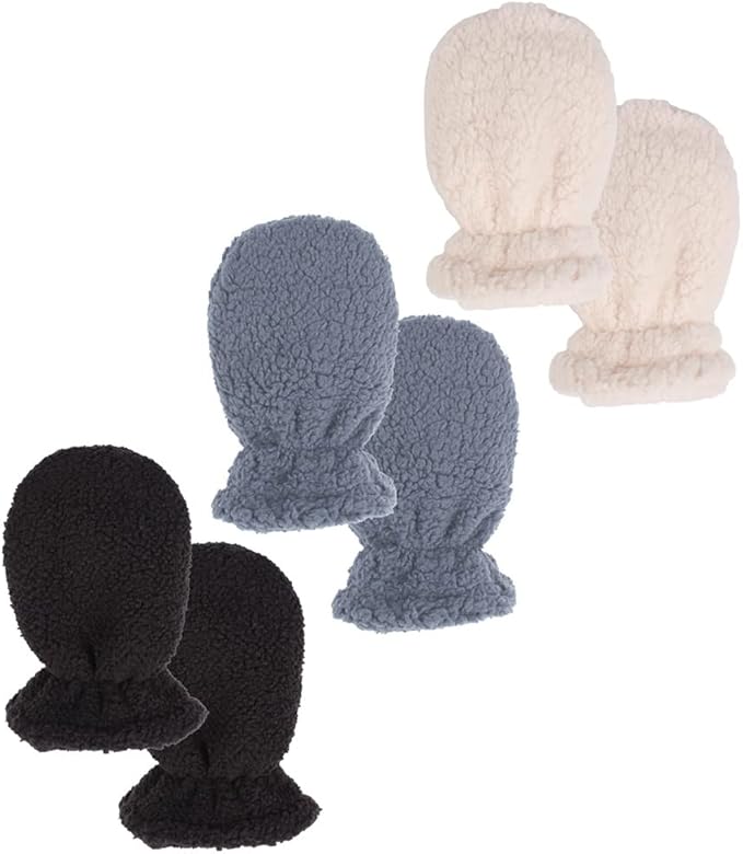Zsedrut Baby Boys Winter Glove Warm Toddler Infant Girls Mittens Fleece Lined Gloves 1-7 Years-BubblyBeeBaby
