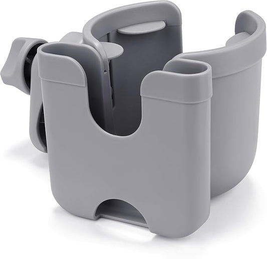 Accmor Stroller Cup Holder with Phone Holder, Bike Cup Holder, Universal Cup Holder for Uppababy Nuna Doona Strollers, 2-in-1 Cup Phone Holder for Stroller, Bike, Wheelchair, Walker, Scooter-BubblyBeeBaby