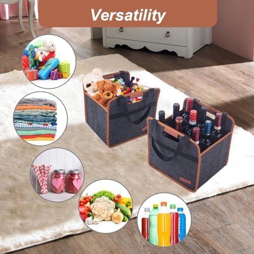 2 Pack 9 Bottle Wine Tote Bag, Insulated Thermal Padded Wine Carrier Tote, Reusable Wine Bags for Wine Bottles Travel, Camping and Picnic, Perfect Wine Lover Gift