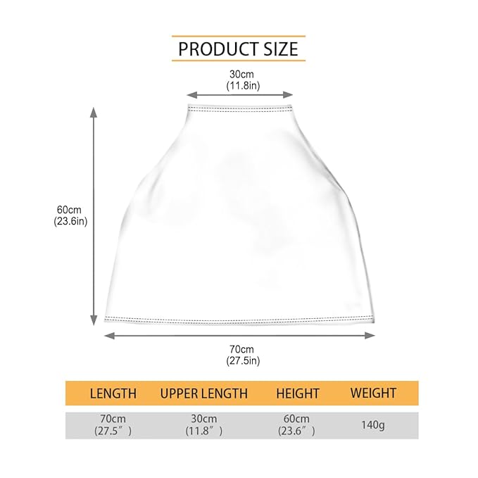 Binienty Baby Car Seat Covers Nursing Cover Soft Stretch Breastfeeding Scarf, Animal Brown Cow Stripe Print, Baby Infants Canopies-BubblyBeeBaby