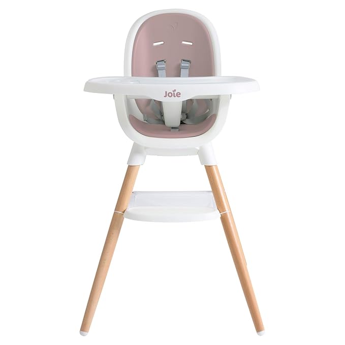Joie Chai Multi-Mode Highchair - European Beech Wood, Convertible, 9+ Modes, Birth up to 60 lb. (Lola)-BubblyBeeBaby