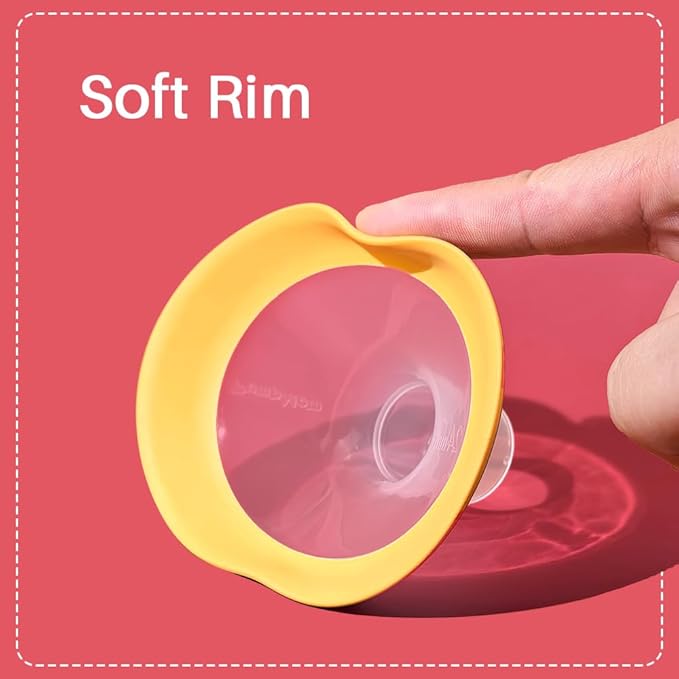 17mm Oval Flanges Shields Compatible with Medela Pumps, Replacement Parts for Pump in Style, Symphony, Swing Maxi, Harmony and Personalfit Flex–Breast Pump Accessories-BubblyBeeBaby