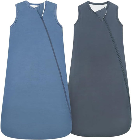 HAPIU Unisex Rayon Made from Bamboo Baby Sleep Sack TOG 1.0, 2-Way Zipper YKK, Wearable Blanket Baby-BubblyBeeBaby