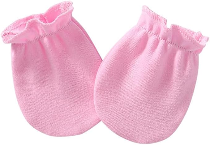 Unisex Baby Cotton Scratch Mittens For Newborn Baby Boys Girls Mittens Accessory 0-6 Months-BubblyBeeBaby
