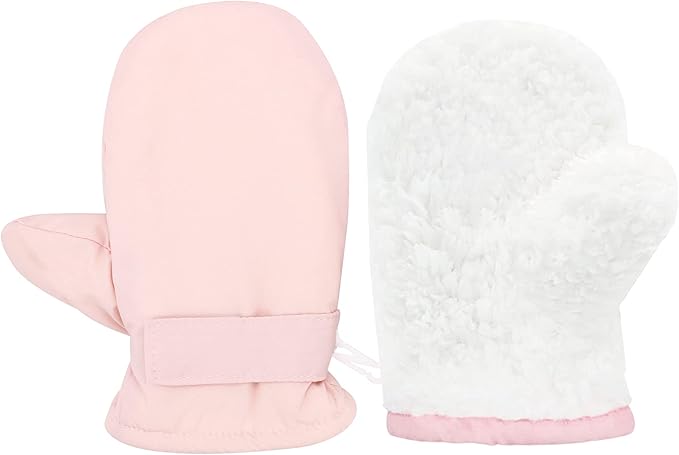 Toddler Gloves Kids Mittens Winter Warm Lined Fleece Gloves Waterproof Snow Baby Mitten for Boys Girls-BubblyBeeBaby