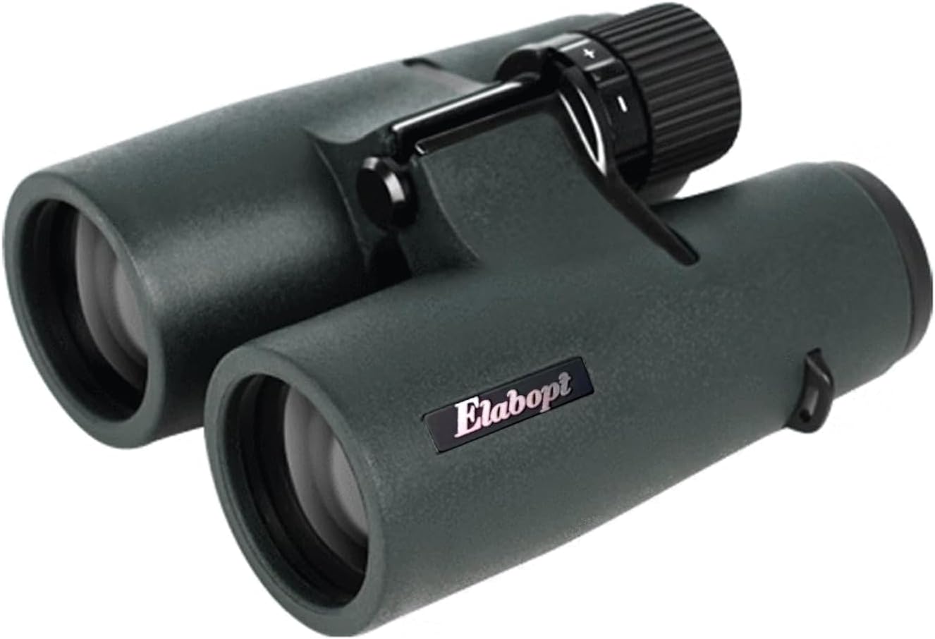 10x42ED Compact Binoculars for Adults – High-Powered BAK4 Prisms, Diamond White Coating, Waterproof & Fogproof, Rubber Armored – Ideal for Bird Watching, Hunting, Travel, Outdoor Sports