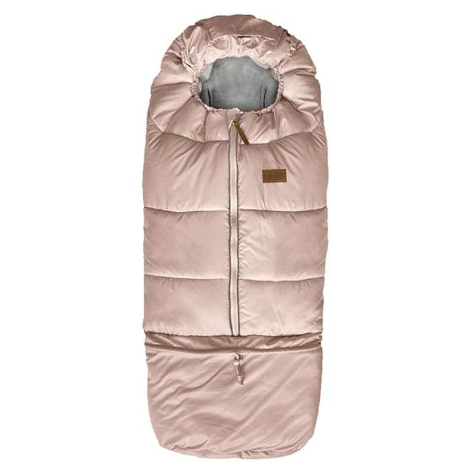 0-5T Length Extension Baby Universal Stroller Footmuff,Waterproof Durable Coral Fleece Stroller Bunting Bag,Stroller Bassinet Winter Blanket Cover Toddler,Pink-BubblyBeeBaby