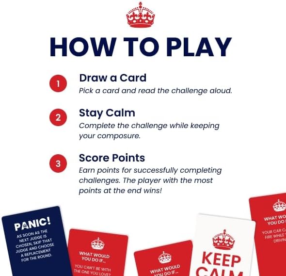 Keep Calm - Hilarious Party Game for Friends and Family - Ideal for Game Night - Ages 17+, 3-8 Players-BubblyBeeBaby