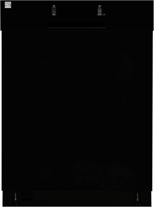 Kenmore 24" Built-in Stainless Steel Tub Dishwasher SmartWash, UltraWash, SmartDry Plus, MoreSpace Adjustable Rack and Leak Detect, Energy Star Certified, Black-BubblyBeeBaby