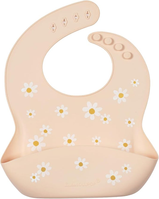 Loulou Lollipop Soft, Waterproof Silicone Feeding Bib for Babies and Toddlers-BubblyBeeBaby
