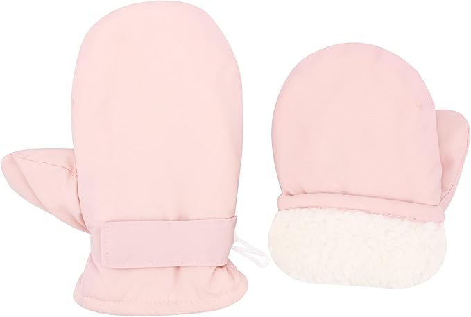Toddler Gloves Kids Mittens Winter Warm Lined Fleece Gloves Waterproof Snow Baby Mitten for Boys Girls-BubblyBeeBaby