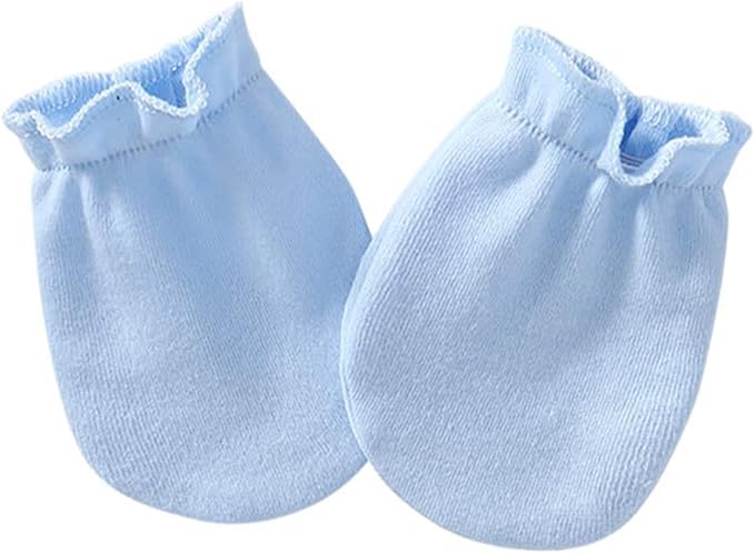 Unisex Baby Cotton Scratch Mittens For Newborn Baby Boys Girls Mittens Accessory 0-6 Months-BubblyBeeBaby