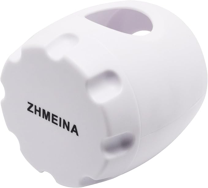 2 Pack Door Knob Safety Cover for Kids, Door Knob Cover, Screw Thread Design, Doors Knobs Child Proof Locks, Reusable and Reliable, for Toddler Baby Safety Doors Handle Covers (White)-BubblyBeeBaby