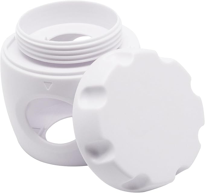 2 Pack Door Knob Safety Cover for Kids, Door Knob Cover, Screw Thread Design, Doors Knobs Child Proof Locks, Reusable and Reliable, for Toddler Baby Safety Doors Handle Covers (White)-BubblyBeeBaby