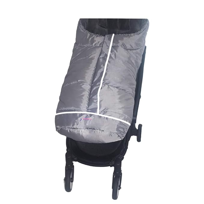 Anti-Kick Winter Water Proof Cozy Warmer Baby Footmuff Fits for Most of Strollers, Jogger, Reversible from Blanket to Sleeping Bag, Strap Position Adjustable,Safe and Practical Featurs-BubblyBeeBaby