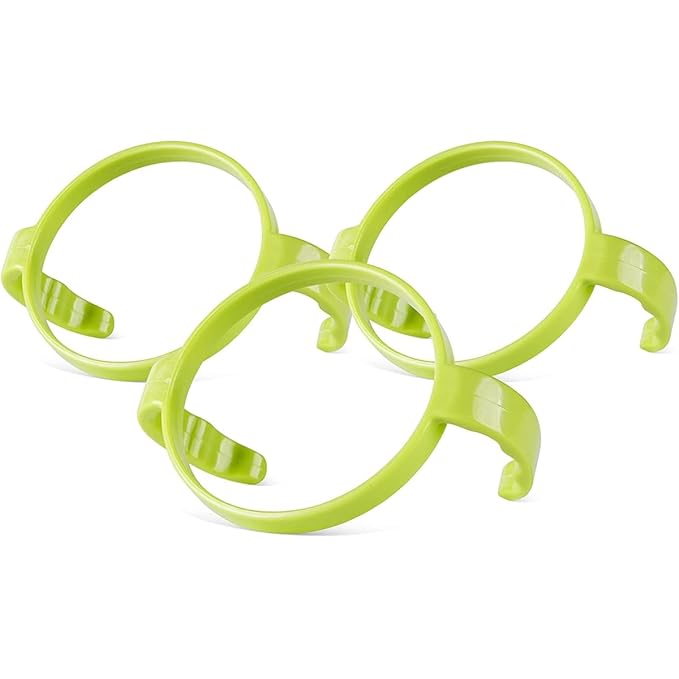 Botabee Baby Bottle Handle Grip for Comotomo 5 Ounce and 8 Ounce Silicone Bottles - Pack of 3 (Green)-BubblyBeeBaby