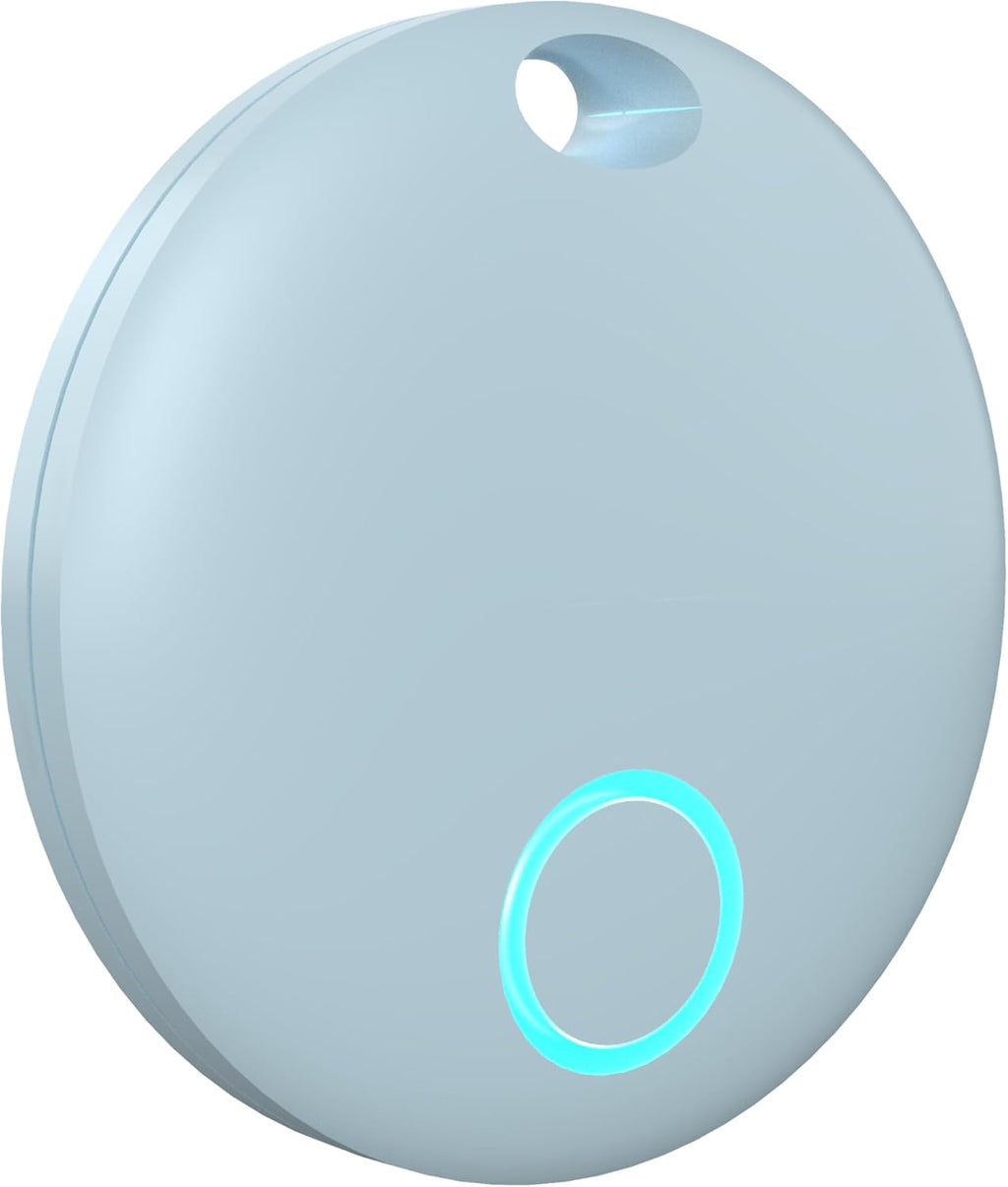 Smart Tracker Tags, Bluetooth Luggage Tracker with Keychain, Compatible with iOS Find My app, Item Locator for Key, Wallet, Suitcase, Bags, IP67 Waterproof, Battery Include