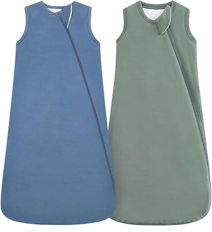 HAPIU Unisex Rayon Made from Bamboo Baby Sleep Sack TOG 1.0, 2-Way Zipper YKK, Wearable Blanket Baby-BubblyBeeBaby