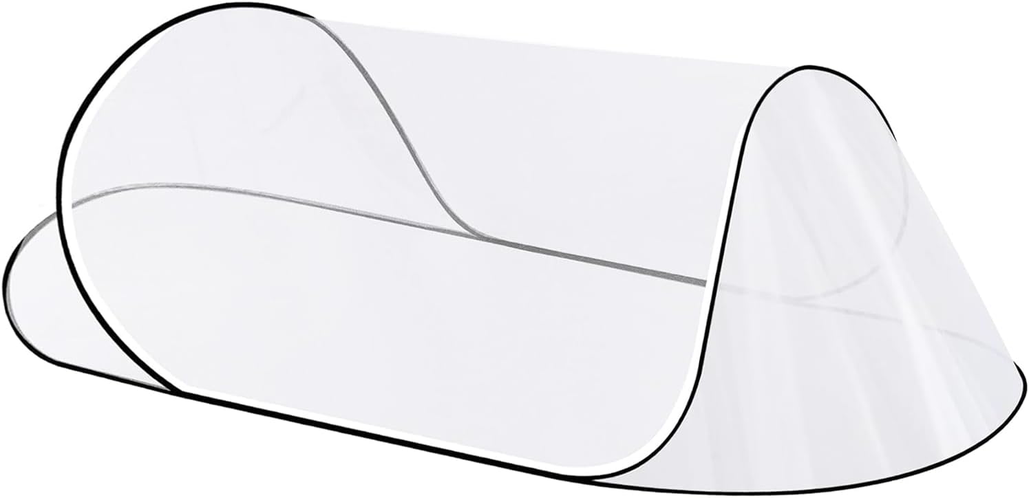 CMINGJ Large Pop Up Mosquito Tent, Portable Foldable Mosquito Net for Bed Camping Travel Patio，Mosquito Net for Adults Baby (78 * 31 * 22inch) (Black Fixed Size)