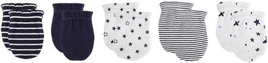 Unisex Baby Cotton Scratch Mittens For Newborn Baby Boys Girls Mittens Accessory 0-6 Months-BubblyBeeBaby