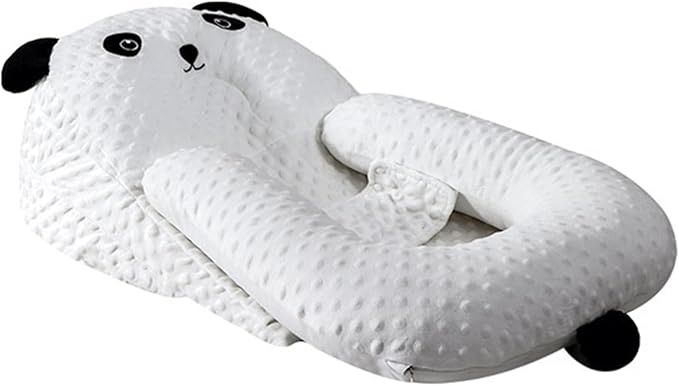 Infants Feeding Pillow, Infants Multifunctional Feeding Support Pillow 3 Piece Set, Infants Anti Breastfeeding Anti Choking Bed Medium Feeding Pillow, Travel Portable Removable Support Pillow, Cream-BubblyBeeBaby