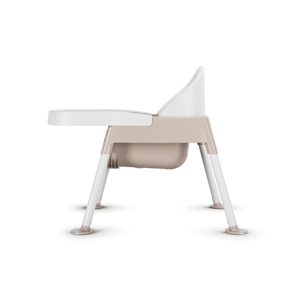 Foundations Secure Sitter Feeding Chairs Multipack, No-Tip Feet, 3-Point Adjustable Harness, Removable Tray, Easy to Clean, Stackable Feeding Chairs, 3 Pack (7 inch)