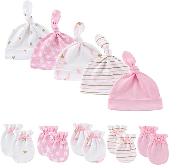 Kiddiezoom Unisex Baby Layette Essentials Giftset Clothing Set 19-Piece For Newborn Baby-BubblyBeeBaby