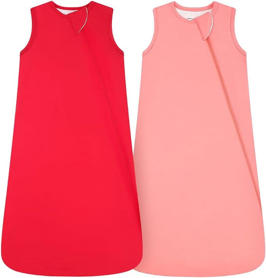 HAPIU Unisex Rayon Made from Bamboo Baby Sleep Sack TOG 1.0, 2-Way Zipper YKK, Wearable Blanket Baby-BubblyBeeBaby