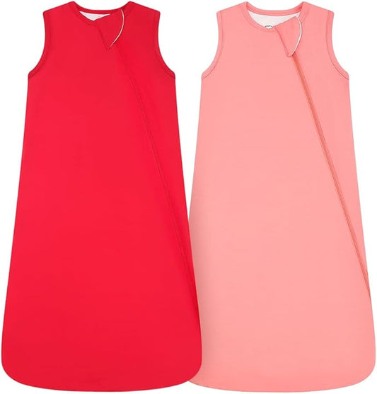 HAPIU Unisex Rayon Made from Bamboo Baby Sleep Sack TOG 1.0, 2-Way Zipper YKK, Wearable Blanket Baby-BubblyBeeBaby