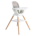 Joie Chai Multi-Mode Highchair - European Beech Wood, Convertible, 9+ Modes, Birth up to 60 lb. (Walnut)