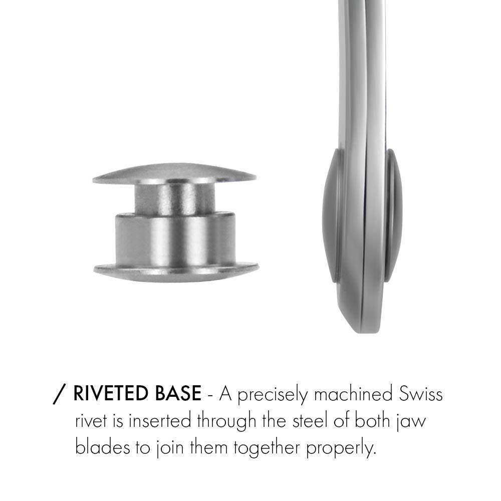 GERMANIKURE 5pc Manicure Set in Black Leather Case - Made in Solingen Germany, FINOX Stainless Steel Tools – Professional Quality Compact Nail Grooming Kit