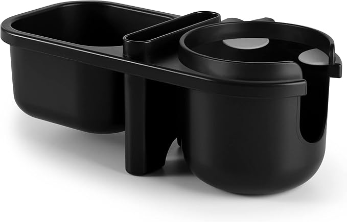 Accmor Stroller Cup Holder with Tray, Universal Cup Holder, Bike Bottle Holder, 360° Rotatable Large Caliber Drinks Holder for Stroller, Bike, Wheelchair, Walker-BubblyBeeBaby