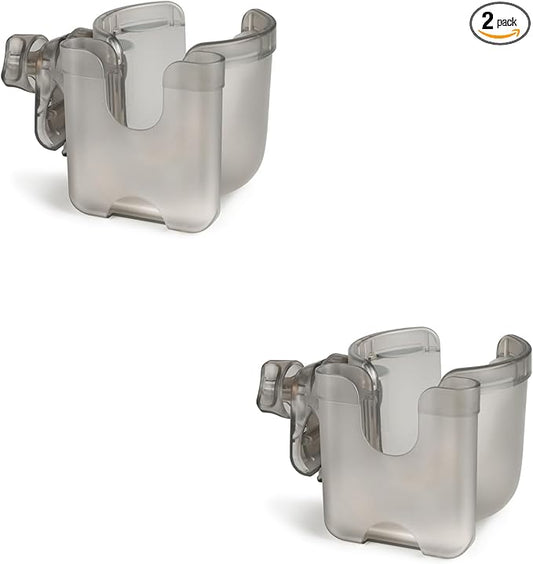 Accmor Stroller Cup Holder with Phone Holder, Bike Cup Holder, Universal Cup Holder for Uppababy Nuna Doona Strollers, 2-in-1 Cup Phone Holder for Stroller, Bike, Wheelchair, Walker, Scooter-BubblyBeeBaby