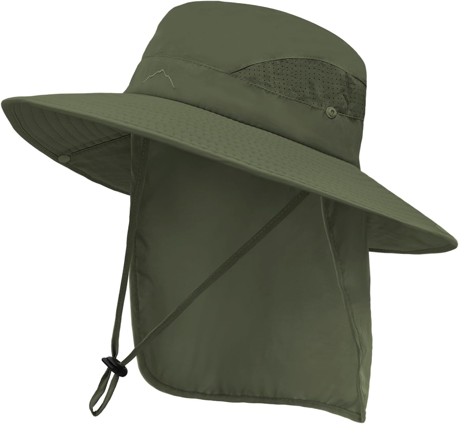 ZOORON Sun Hat for Men Women Fishing Hat with Neck Flap Wide Brim Bucket Hat UV Protection for Beach Camping Hiking