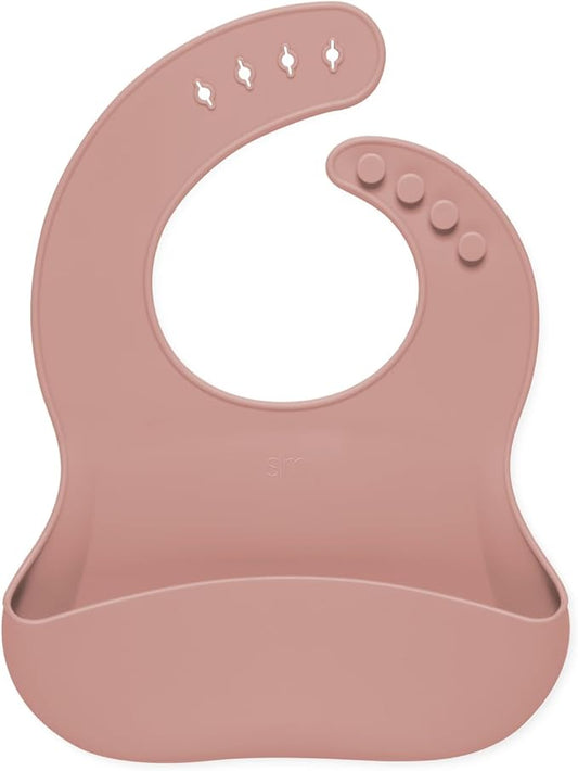 Simple Modern Silicon Bib Toddler food bib-BubblyBeeBaby