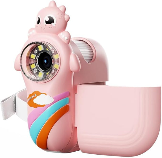 Kids 1000X Handheld Portable Microscope With 8 Adjustable LED Lights, 2-Inch LCD Screen Pocket Mini Telescope for Kids Toddlers - Education Christmas Birthday Gifts Toys-BubblyBeeBaby