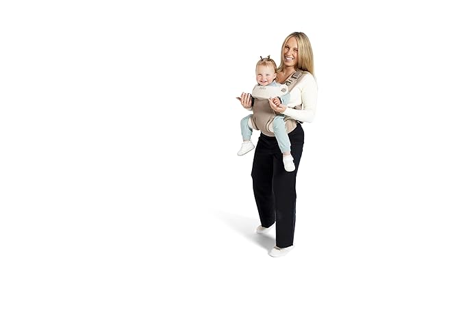 Joie Savvy Lite Air 3-in-1 Baby Carrier – Lightweight, Ergonomic Baby Carrier with 3 Carry Positions, Breathable Fabric, Padded Straps, and Lumbar Support (Jet)-BubblyBeeBaby