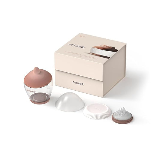 Classic Baby Bottle - Medium - Shape 2- Responsive Flow Valve-BubblyBeeBaby