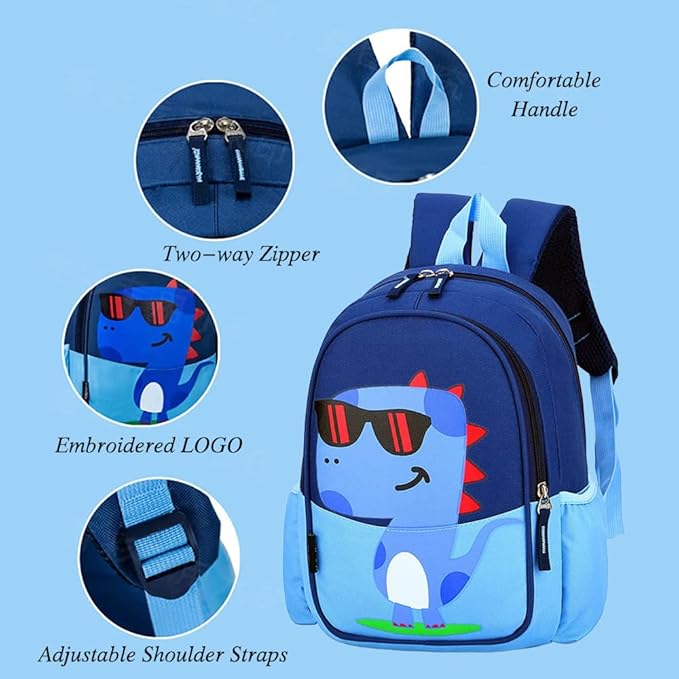 12 Inch Kids Small Toddler Preschool Travel Backpack Cool Cute Cartoon Daypack-BubblyBeeBaby
