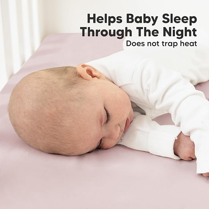 KeaBabies 2-Pack Organic Crib Sheets for Boys, Girls - 52x28 Fitted Crib Mattress Sheet Neutral, Breathable Jersey Cotton Cover for Baby Bed, Toddler Mattress, Soft & Cute Prints (Pastel)-BubblyBeeBaby